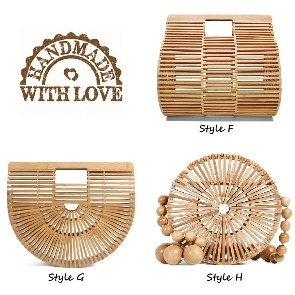 Handmade Wicker Woven Handbags Stylish